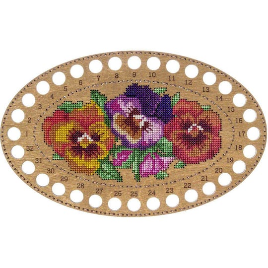 Wonderland Crafts Flowers Numbered Embroidery Thread Organizer